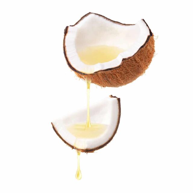 Aceite de coco y almendras